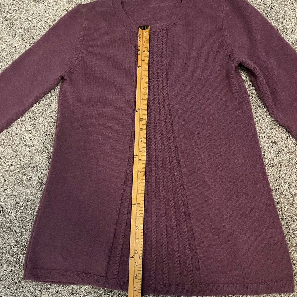 Soft Surroundings Crew Neck Tunic length sweater